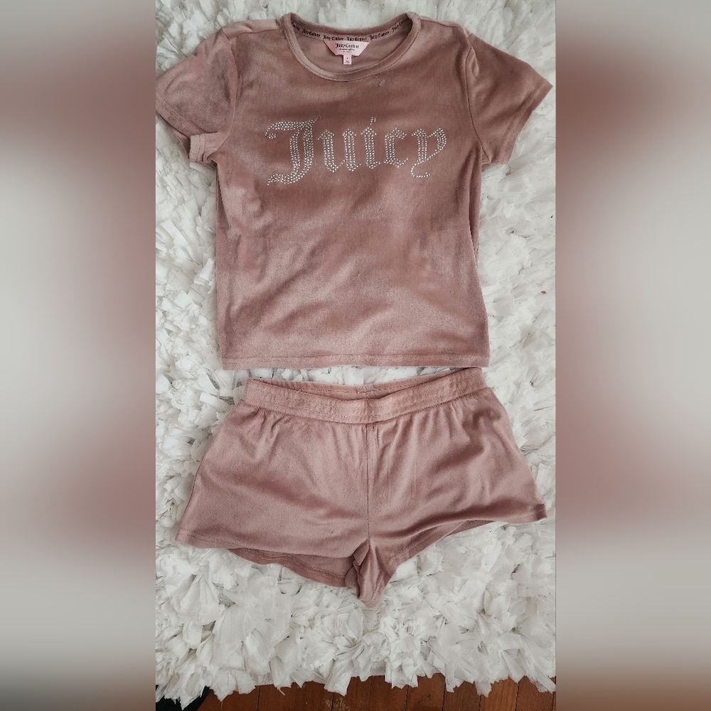 Julie contour 2 pcs short sleep wear,nude pink
